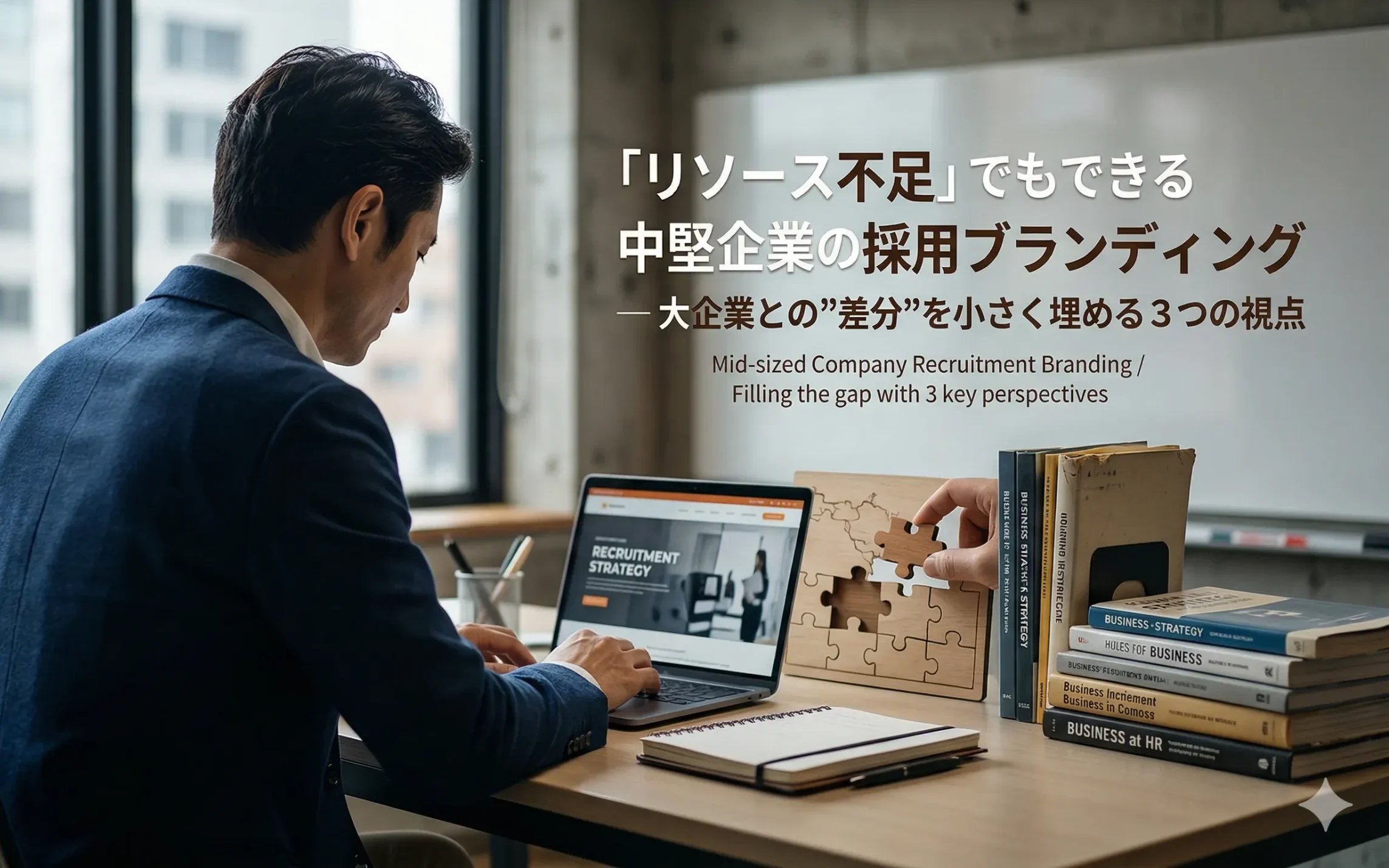 「リソース不足」でもできる中堅企業の採用ブランディング ─ 大企業との”差分”を小さく埋める3つの視点