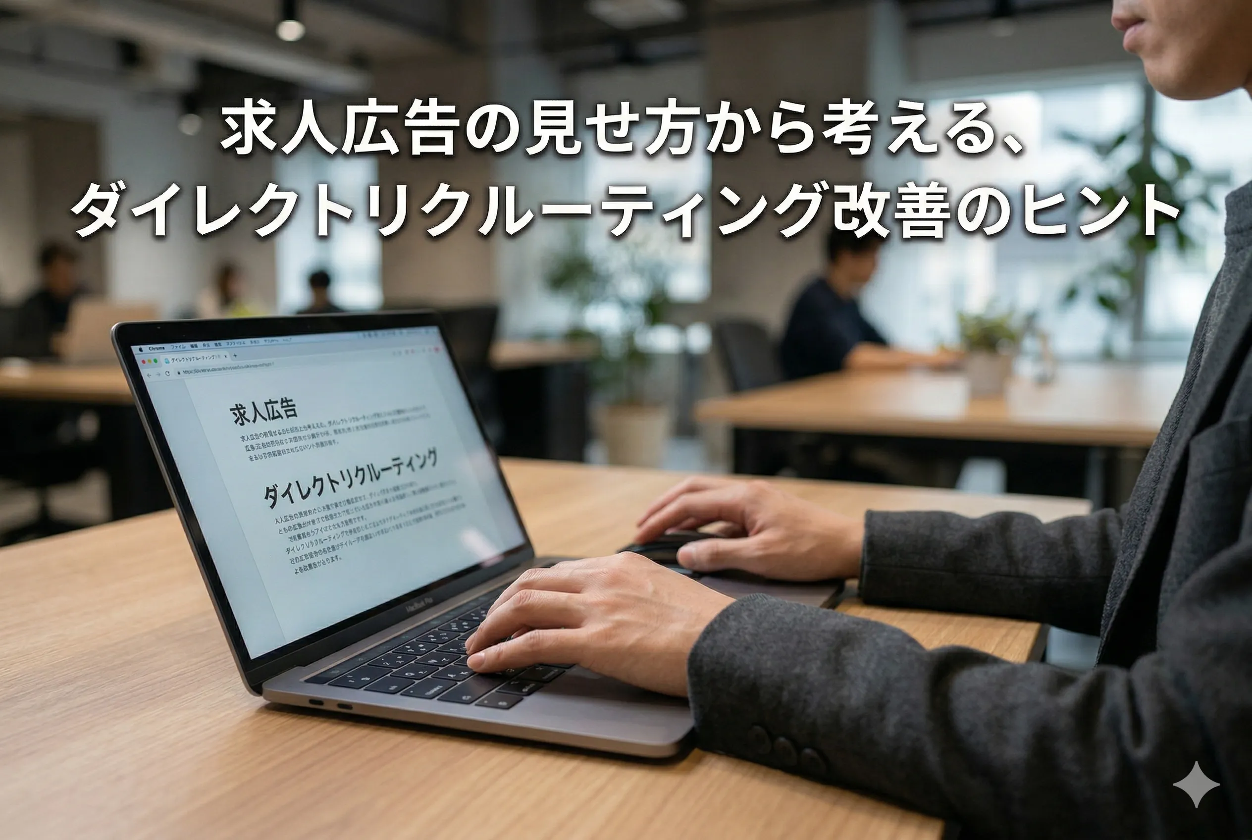 求人広告の見せ方から考える、ダイレクトリクルーティング改善のヒント