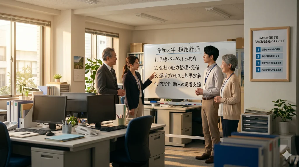 人手不足倒産が過去最多。中小企業が「選ばれる会社」へ変わる4ステップ