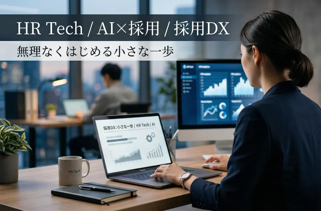 AIは採用の標準装備へ？2026年、85.9%の担当者が感じ始めた変化と、無理なくはじめる小さな一歩