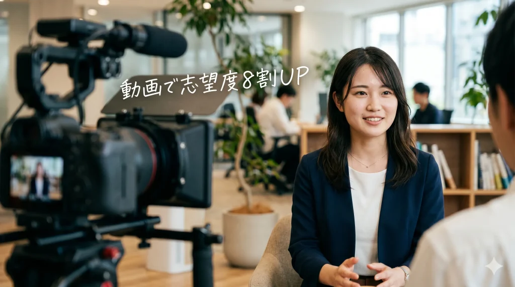 採用動画を見た8割が志望度UP。小さな会社が始める4ステップ