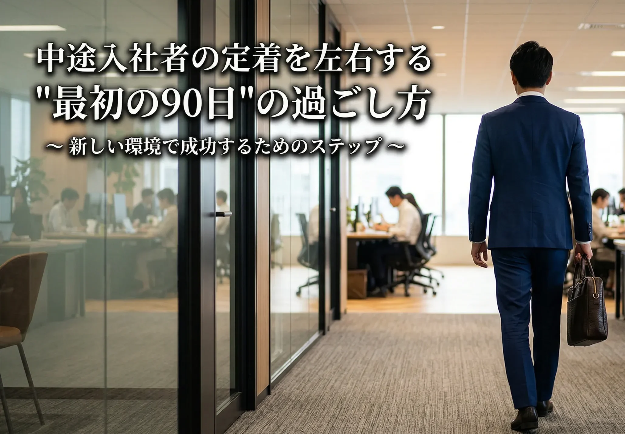 中途入社者の定着を左右する “最初の90日” の過ごし方
