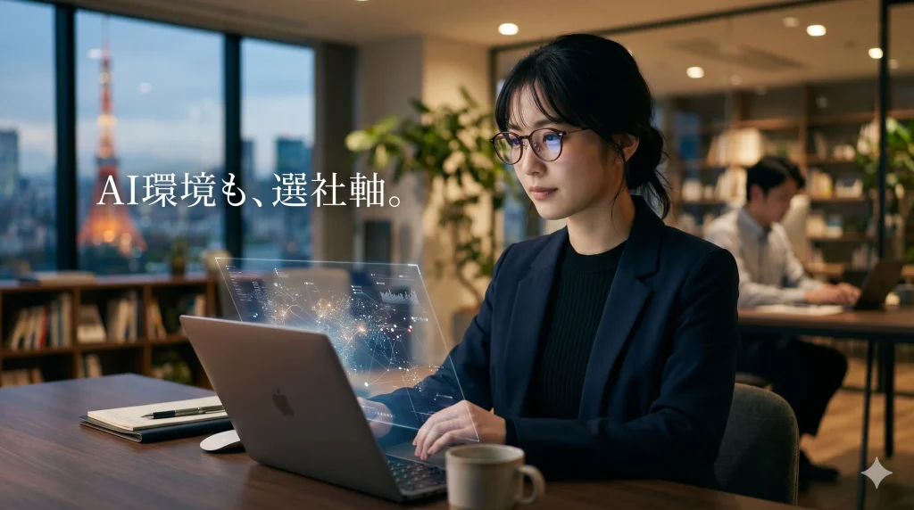 60%が「AI環境」を選社軸に。採用要件の新しいレイヤーを考える
