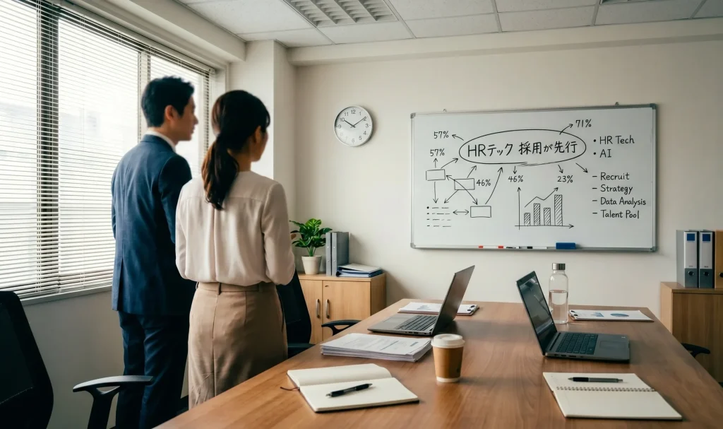 採用がHRテック導入57%で先行──大手調査が示す「温度差」と中小の打ち手