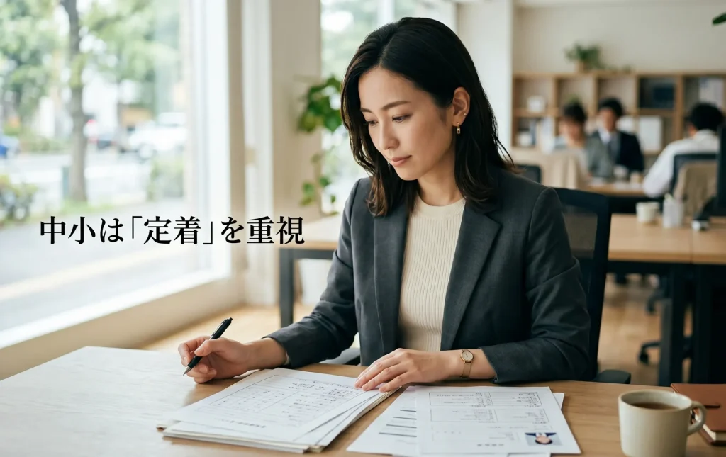 大企業は「スキル」中小は「定着」──中途採用で問い直したい3要素