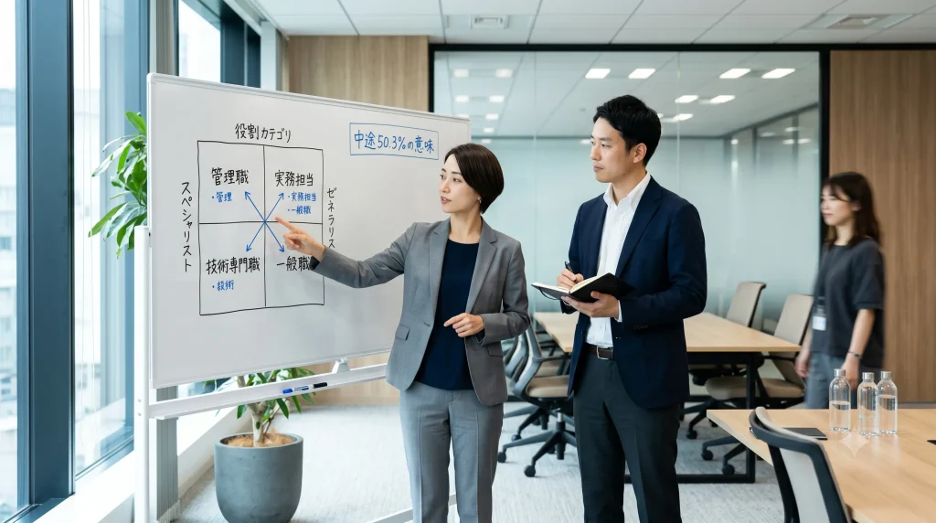 中途比率が初の50.3%、AI人材獲得が変える採用構造