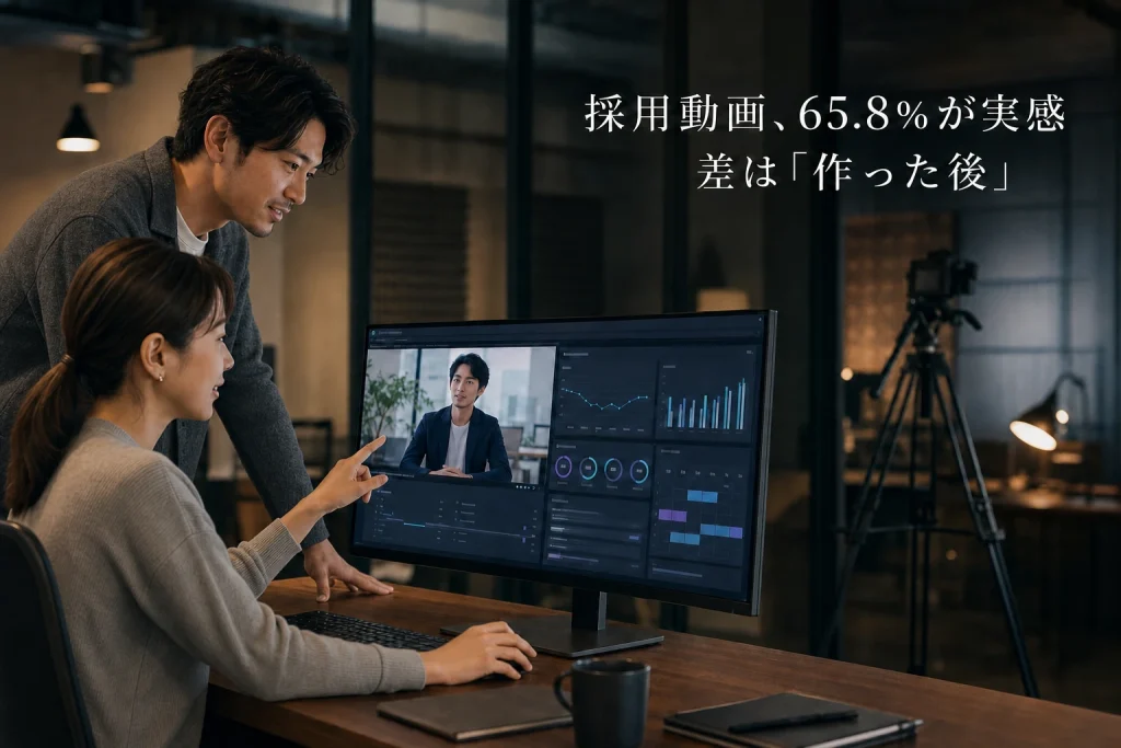 採用動画の効果、活用企業の人事65.8%が実感──差は”作った後”