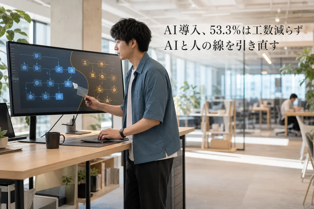 採用業務のAI活用、導入企業の53.3%は工数が減らず──AIと人の線の引き直し方