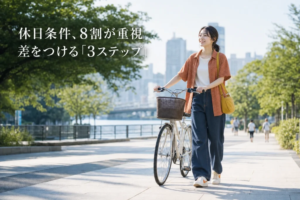 求人票の休日条件は正社員の8割が重視──それでも差がつかない理由と3ステップ