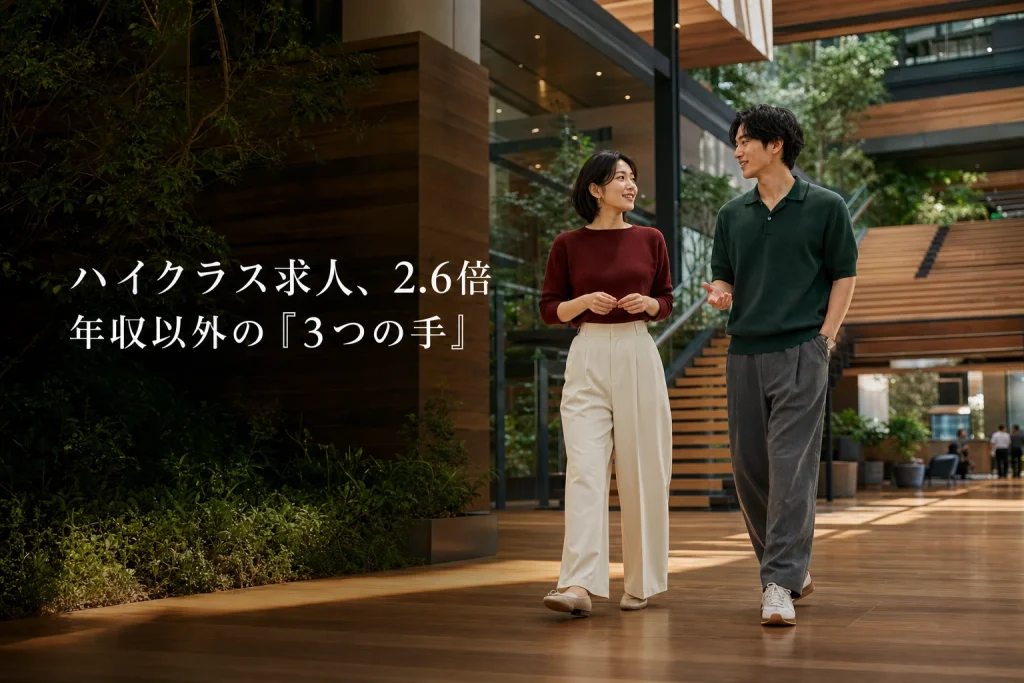 ハイクラス人材の採用競争、求人は4年で2.6倍──年収以外で並ぶための3つの手