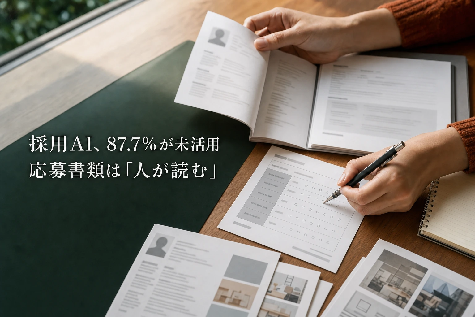 採用のAI活用、企業の87.7%は”使っていない”──人が読む会社の見せ方
