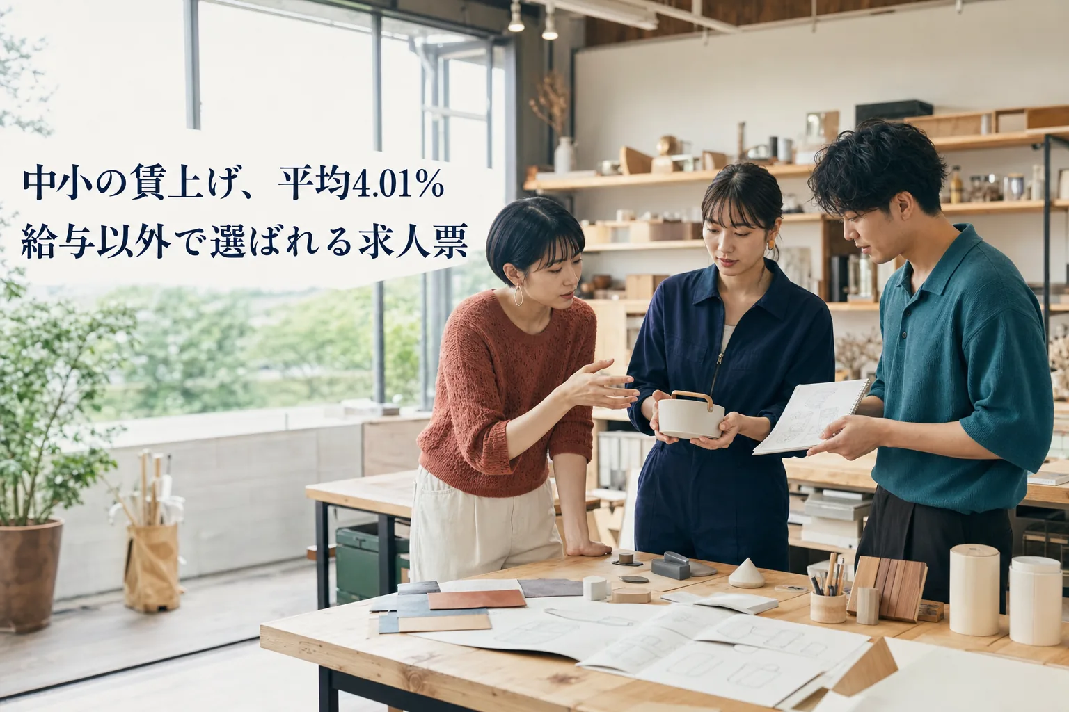 賃上げ率の平均は中小4.01%──給与で競わない会社の求人票の書き方