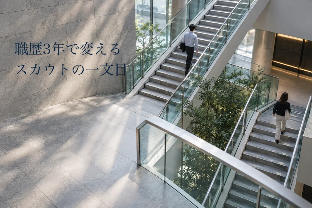 20代の中途採用、スカウトは職歴3年で書き分ける──転職理由の1位が入れ替わる