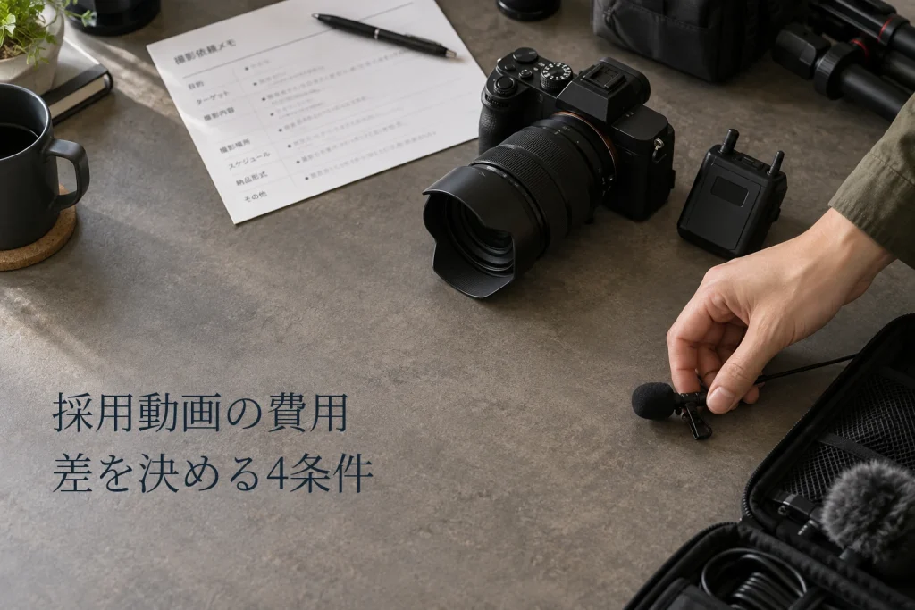 採用動画の費用相場は？10万〜200万円超の差を決める4条件と見積もり前の1枚