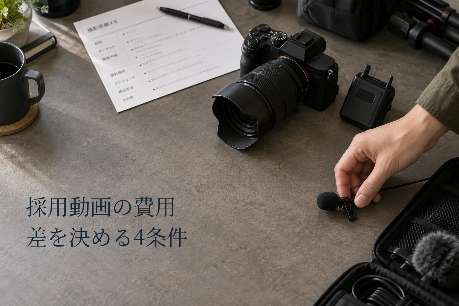 採用動画の費用相場は？10万〜200万円超の差を決める4条件と見積もり前の1枚