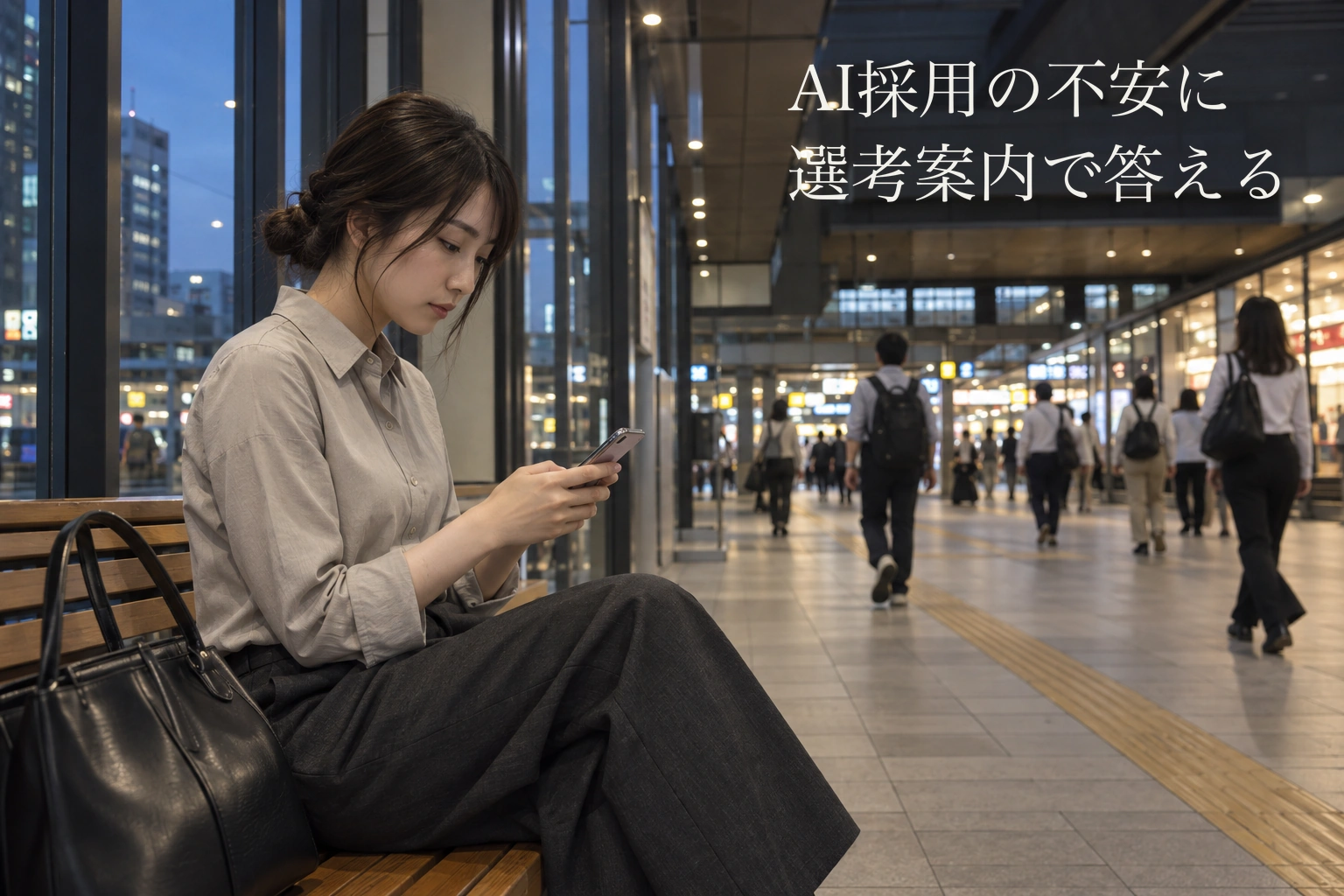 AI採用のリスクと注意点──若手の43.5%が判断保留、選考案内に足す説明文