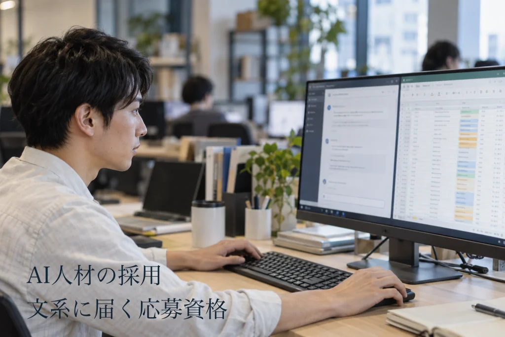 AI人材の採用──2040年に340万人不足、文系出身に届く応募資格の書き方
