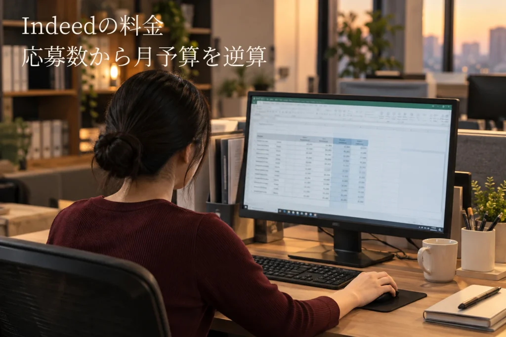 Indeedの料金──無料掲載と有料の違い、月の予算は応募数から逆算する
